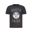 North Sails Black Cotton Men T-Shirt North Sails
