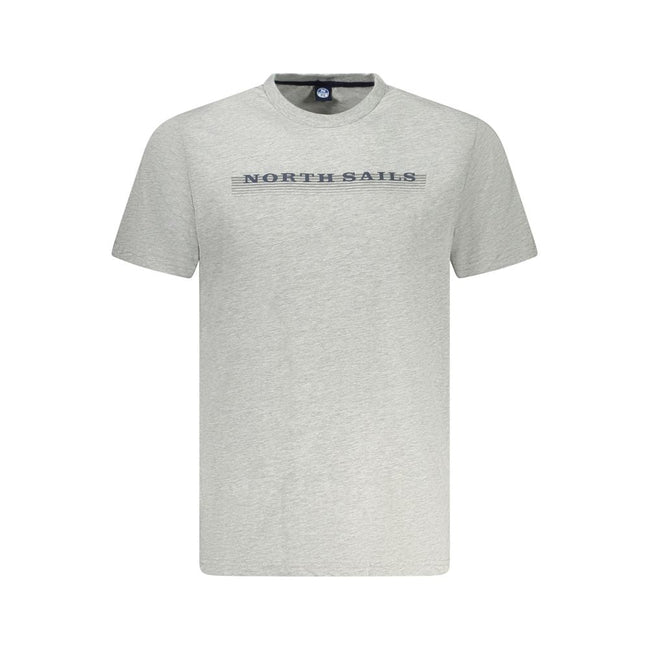 North Sails Brown Cotton Men T-Shirt North Sails