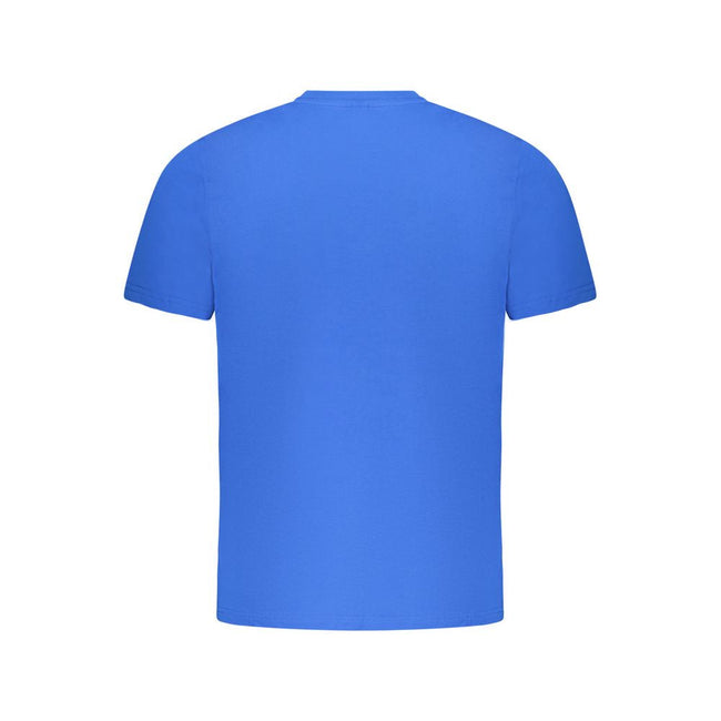 North Sails Blue Cotton Men T-Shirt North Sails