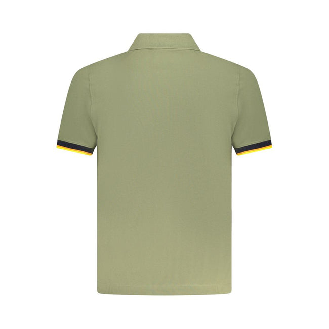 K-WAY Green Cotton Polo Shirt K-WAY