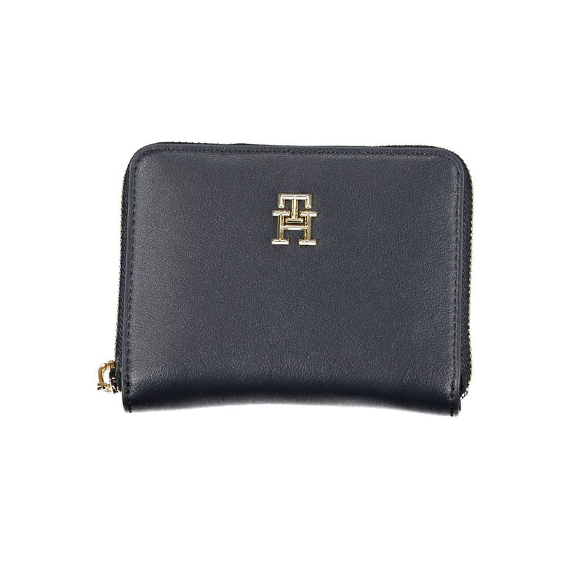 Tommy Hilfiger Blue Polyurethane Women Wallet Tommy Hilfiger