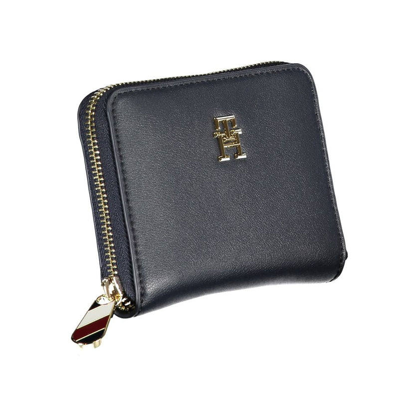 Tommy Hilfiger Blue Polyurethane Women Wallet Tommy Hilfiger