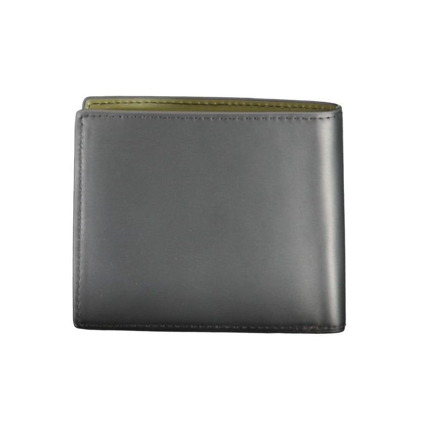 Tommy Hilfiger Black Leather Men Wallet Tommy Hilfiger