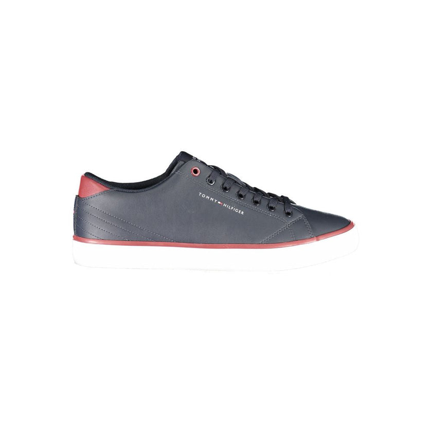 Tommy Hilfiger Blue Polyurethane Men Sneaker Tommy Hilfiger