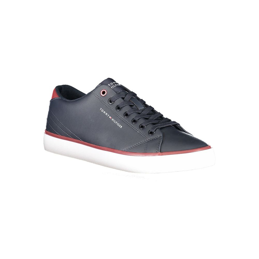 Tommy Hilfiger Blue Polyurethane Men Sneaker Tommy Hilfiger