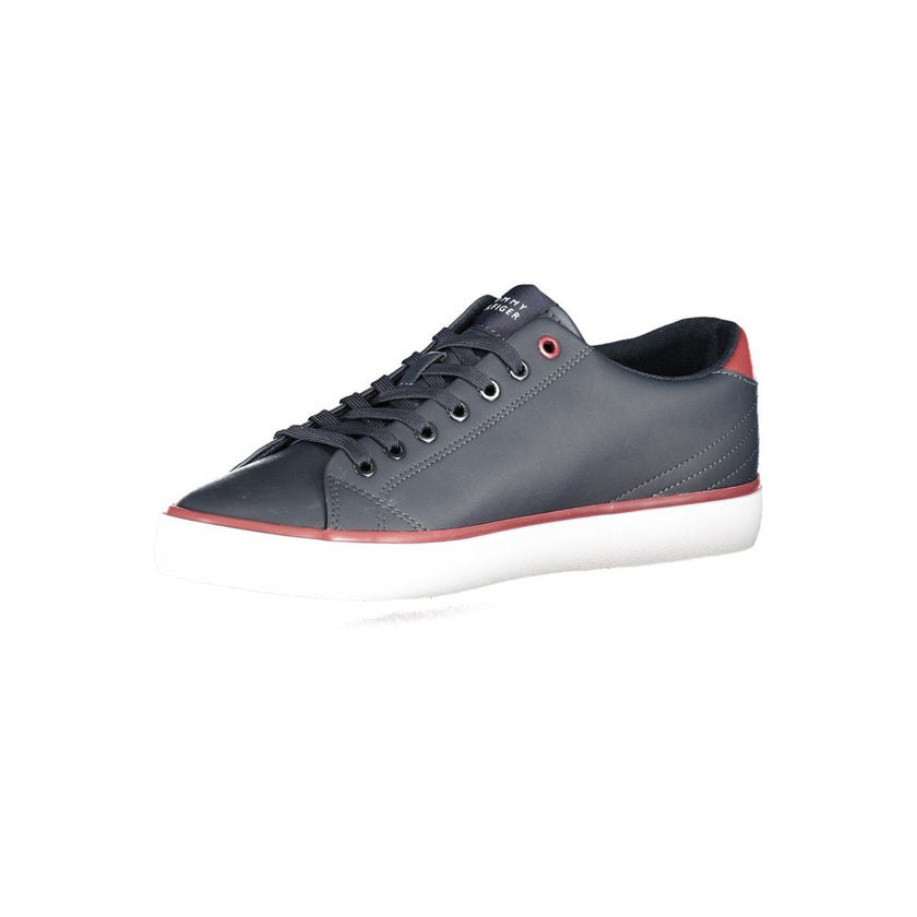 Tommy Hilfiger Blue Polyurethane Men Sneaker Tommy Hilfiger
