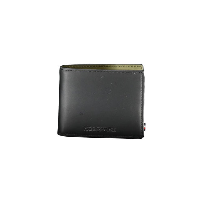 Tommy Hilfiger Black Leather Wallet Tommy Hilfiger