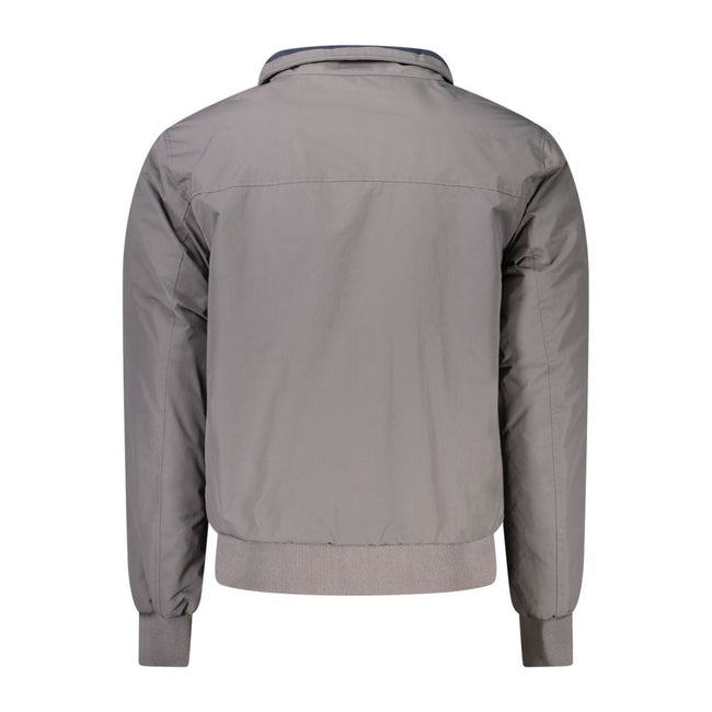 North Sails Gray Polyamide Men Jacket North Sails
