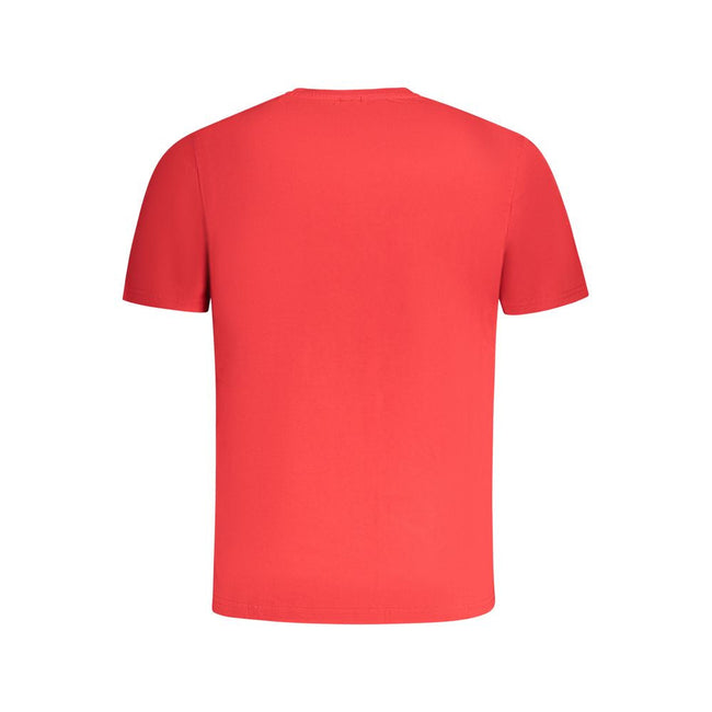 North Sails Red Cotton Men T-Shirt North Sails