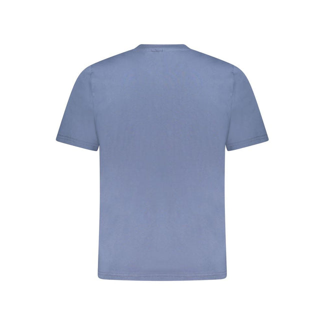 North Sails Blue Cotton Men T-Shirt North Sails