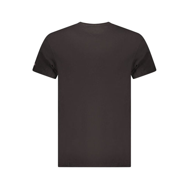 Tommy Hilfiger Black Cotton Men T-Shirt Tommy Hilfiger