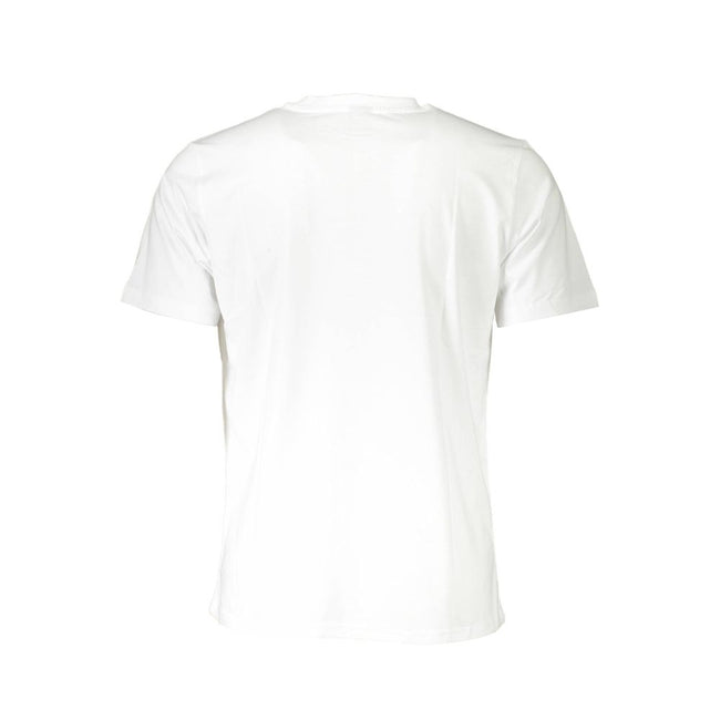 North Sails White Cotton Men T-Shirt North Sails