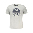 North Sails Brown Cotton Men T-Shirt North Sails
