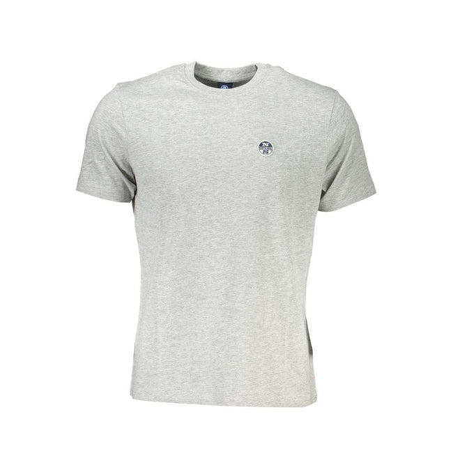North Sails Brown Cotton Men T-Shirt North Sails