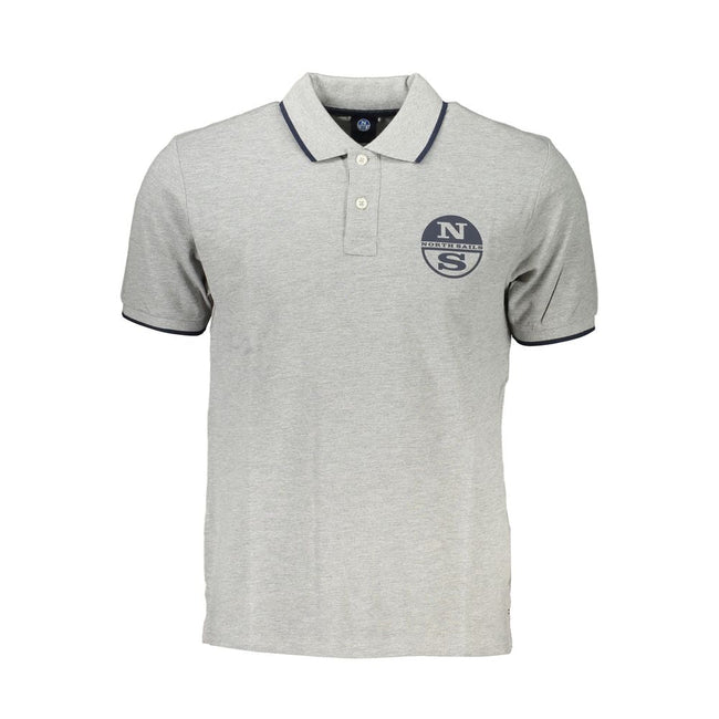North Sails Brown Cotton Men Polo Shirt North Sails
