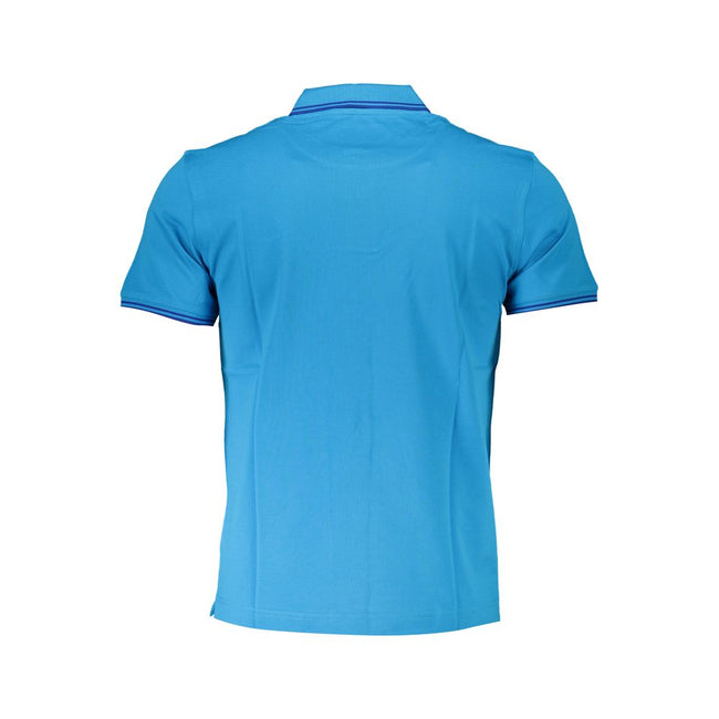 Harmont & Blaine Light Blue Cotton Men Polo Shirt Harmont & Blaine