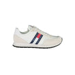 Tommy Hilfiger Sleek White Sneakers with Contrasting Details Tommy Hilfiger