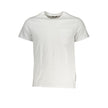 K-WAY Elegant White Cotton T-Shirt with Pocket Detail K-WAY