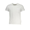 K-WAY Elegant White Cotton T-Shirt with Pocket Detail K-WAY