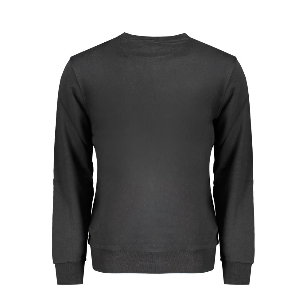 North Sails Black Cotton Men Sweater North Sails