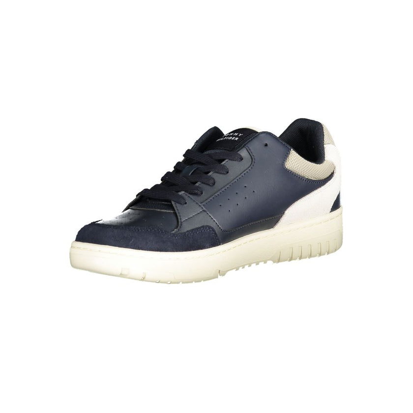 Tommy Hilfiger Blue Polyethylene Men Sneaker Tommy Hilfiger