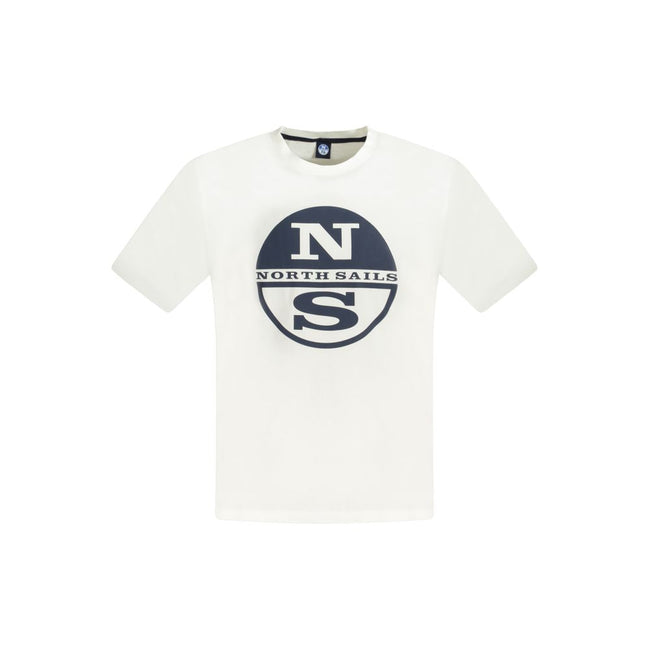 North Sails White Cotton Mens TShirt North Sails