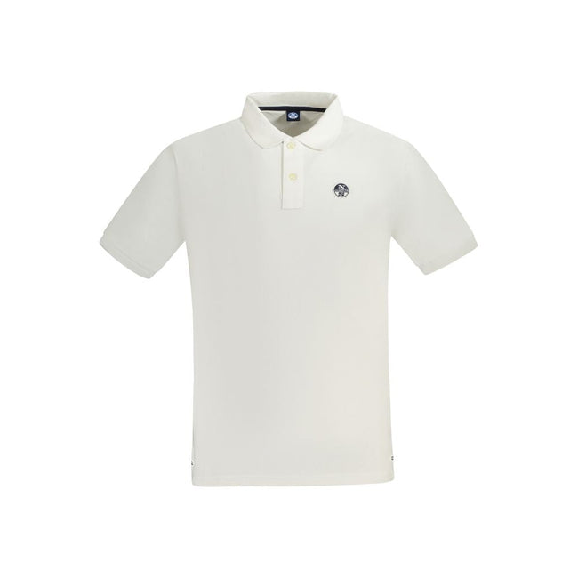 North Sails White Cotton Men Polo Shirt North Sails