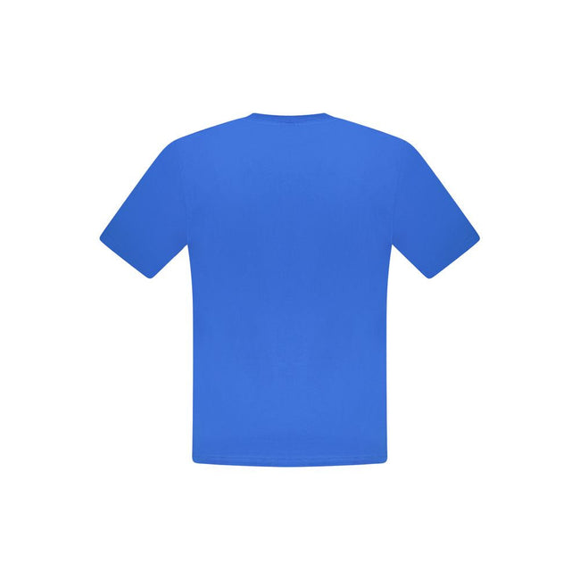 North Sails Blue Cotton Men T-Shirt North Sails
