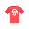 North Sails Red Cotton Men T-Shirt North Sails