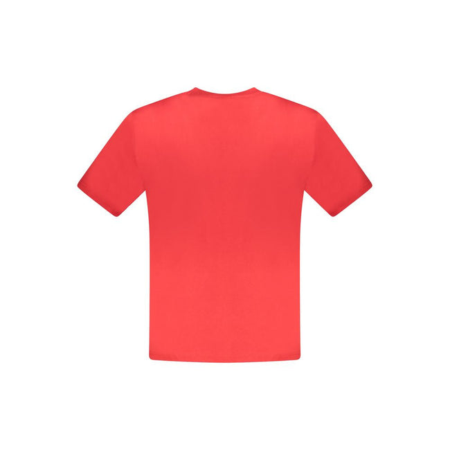 North Sails Red Cotton Men T-Shirt North Sails