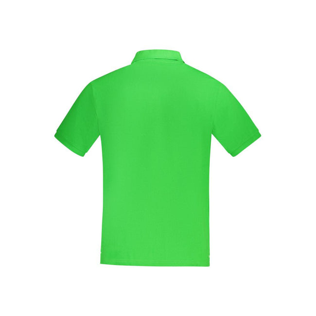 North Sails Green Cotton Men Polo Shirt North Sails