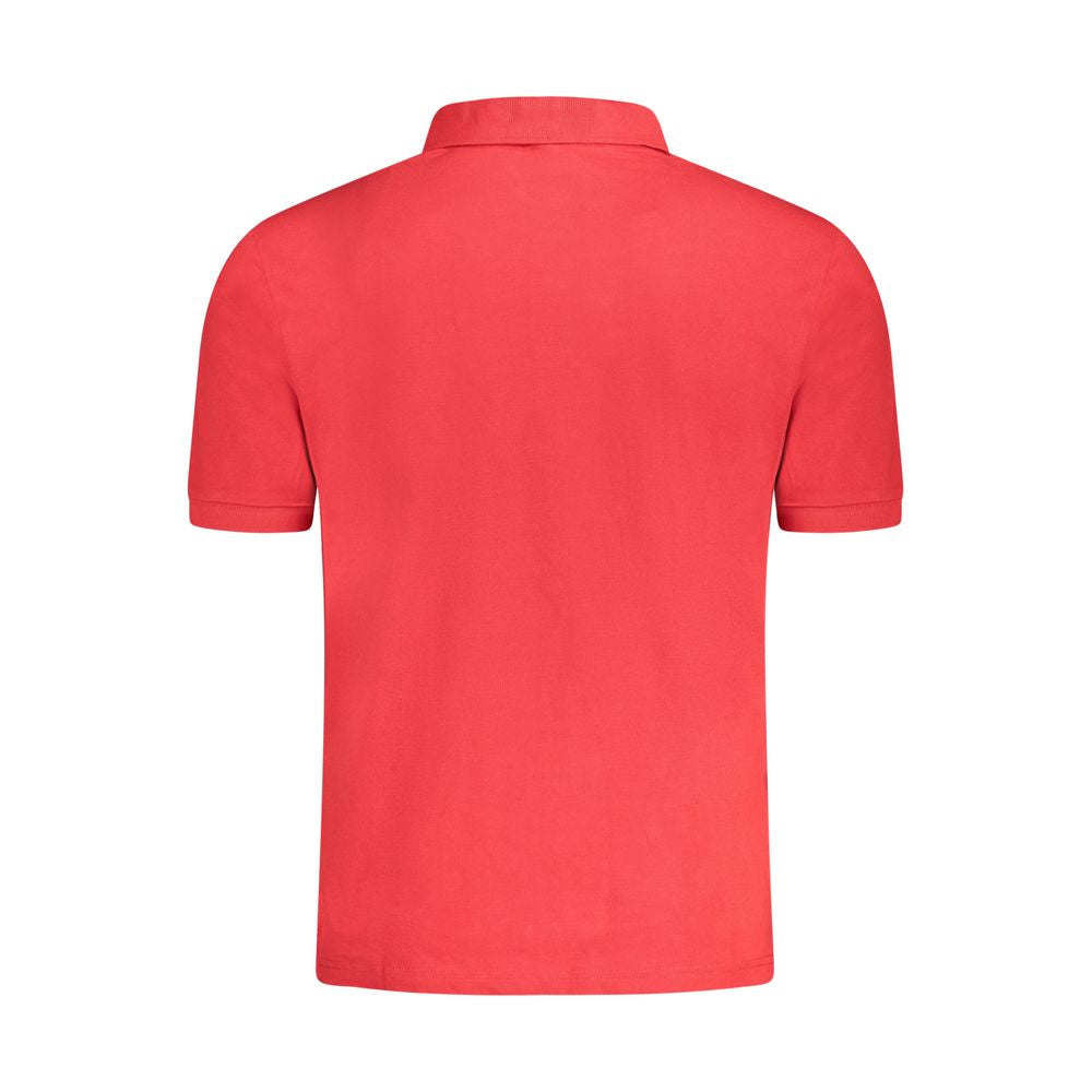 North Sails Red Cotton Men Polo Shirt North Sails