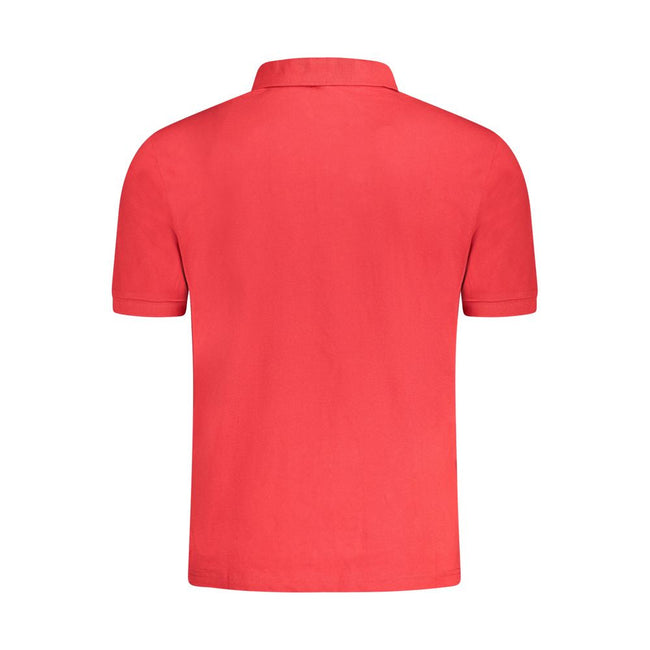 North Sails Red Cotton Men Polo Shirt North Sails