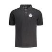 North Sails Black Cotton Mens Polo Shirt North Sails