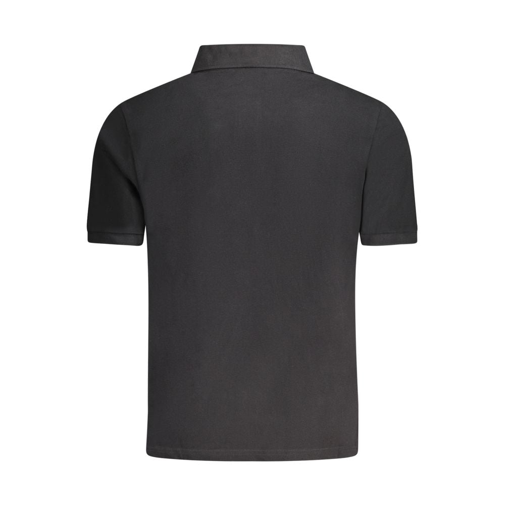 North Sails Black Cotton Mens Polo Shirt North Sails