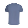 North Sails Blue Cotton Men T-Shirt North Sails