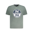 North Sails Green Cotton Men T-Shirt North Sails