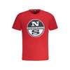 North Sails Red Cotton Men T-Shirt North Sails
