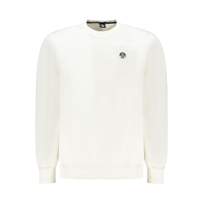 North Sails White Cotton Men Sweater North Sails