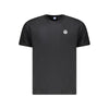 North Sails Black Cotton Men T-Shirt North Sails