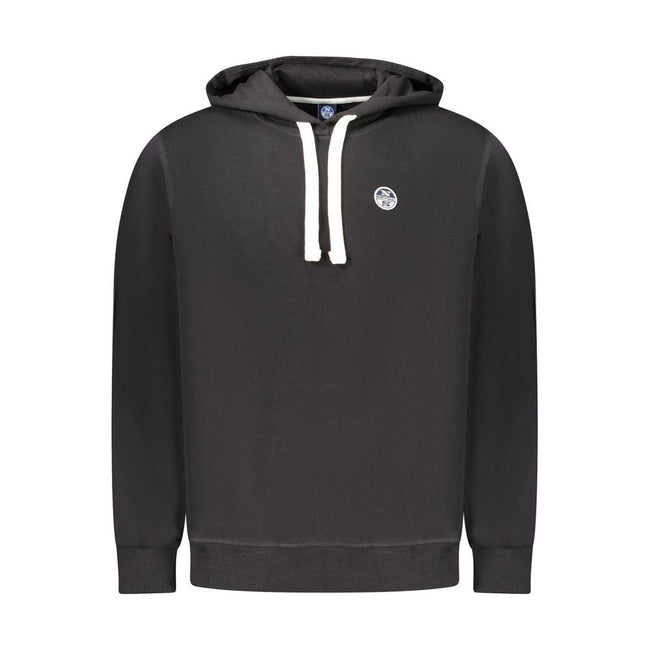 North Sails Black Cotton Men Sweater North Sails