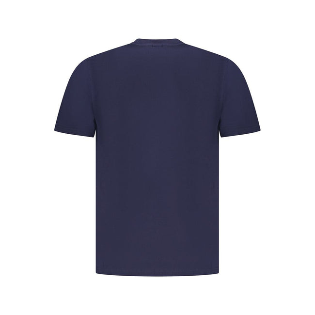 North Sails Blue Cotton Men T-Shirt North Sails