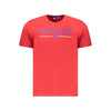 North Sails Red Cotton Men T-Shirt North Sails
