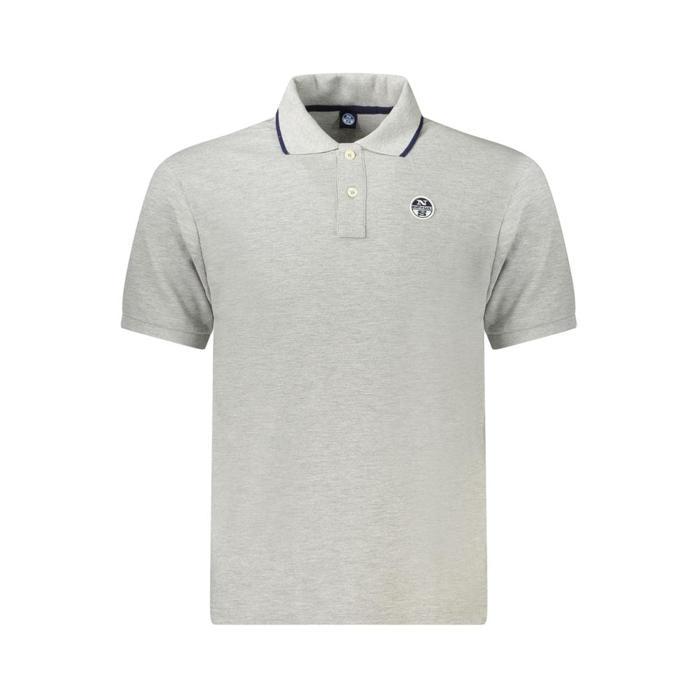 North Sails Brown Cotton Men Polo Shirt North Sails