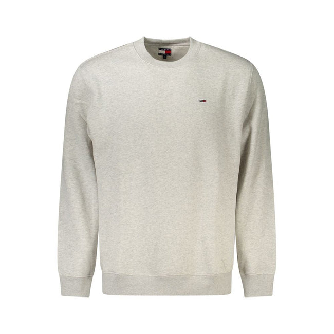 Tommy Hilfiger Gray Cotton Men Sweater Tommy Hilfiger
