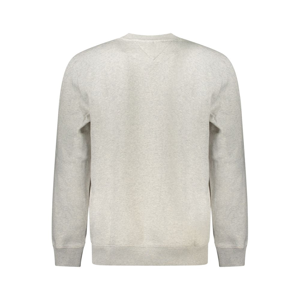 Tommy Hilfiger Gray Cotton Men Sweater Tommy Hilfiger
