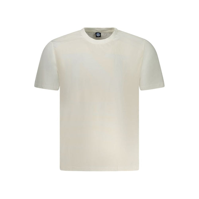 North Sails White Cotton Men T-Shirt North Sails
