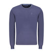 North Sails Blue Cotton Men Sweater North Sails