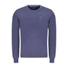 North Sails Blue Cotton Men Sweater North Sails