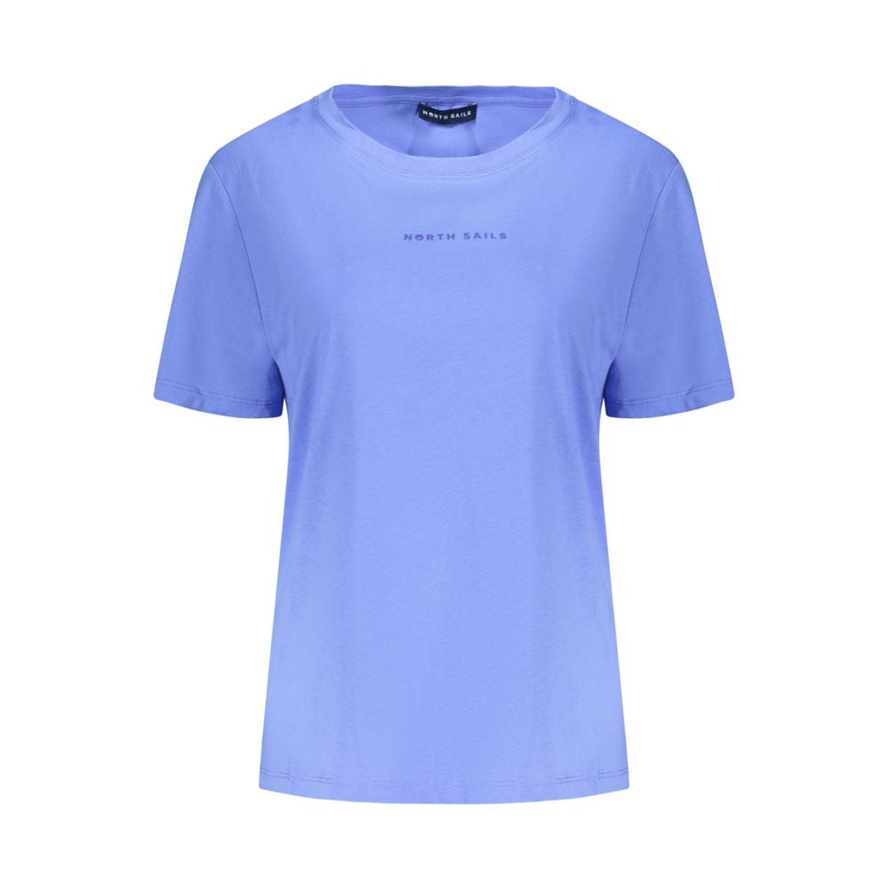 North Sails Blue Cotton Women T-Shirt North Sails